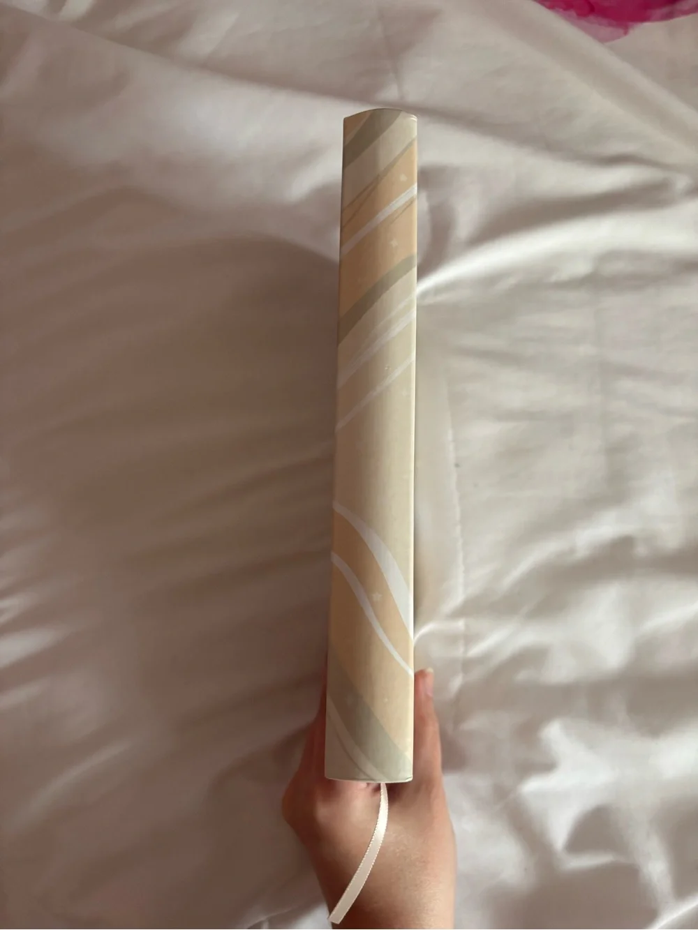 Dream Journal Crescent Moon Hardcover Notebook - Beige & Cream